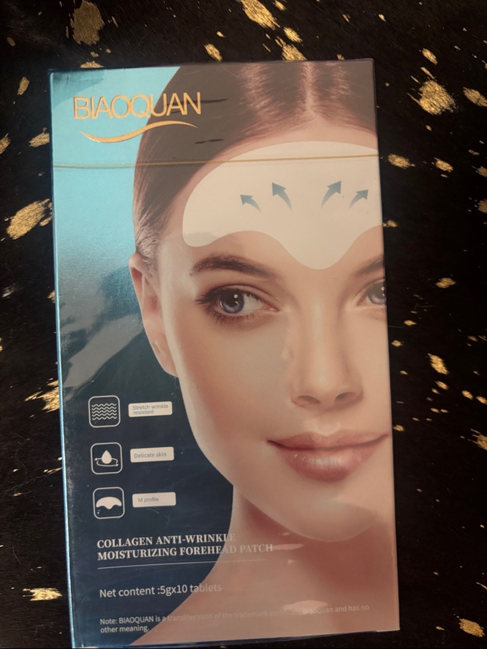 Collagen Anti-Wrinkle Moisturizing Forehead Pad - Blue #011